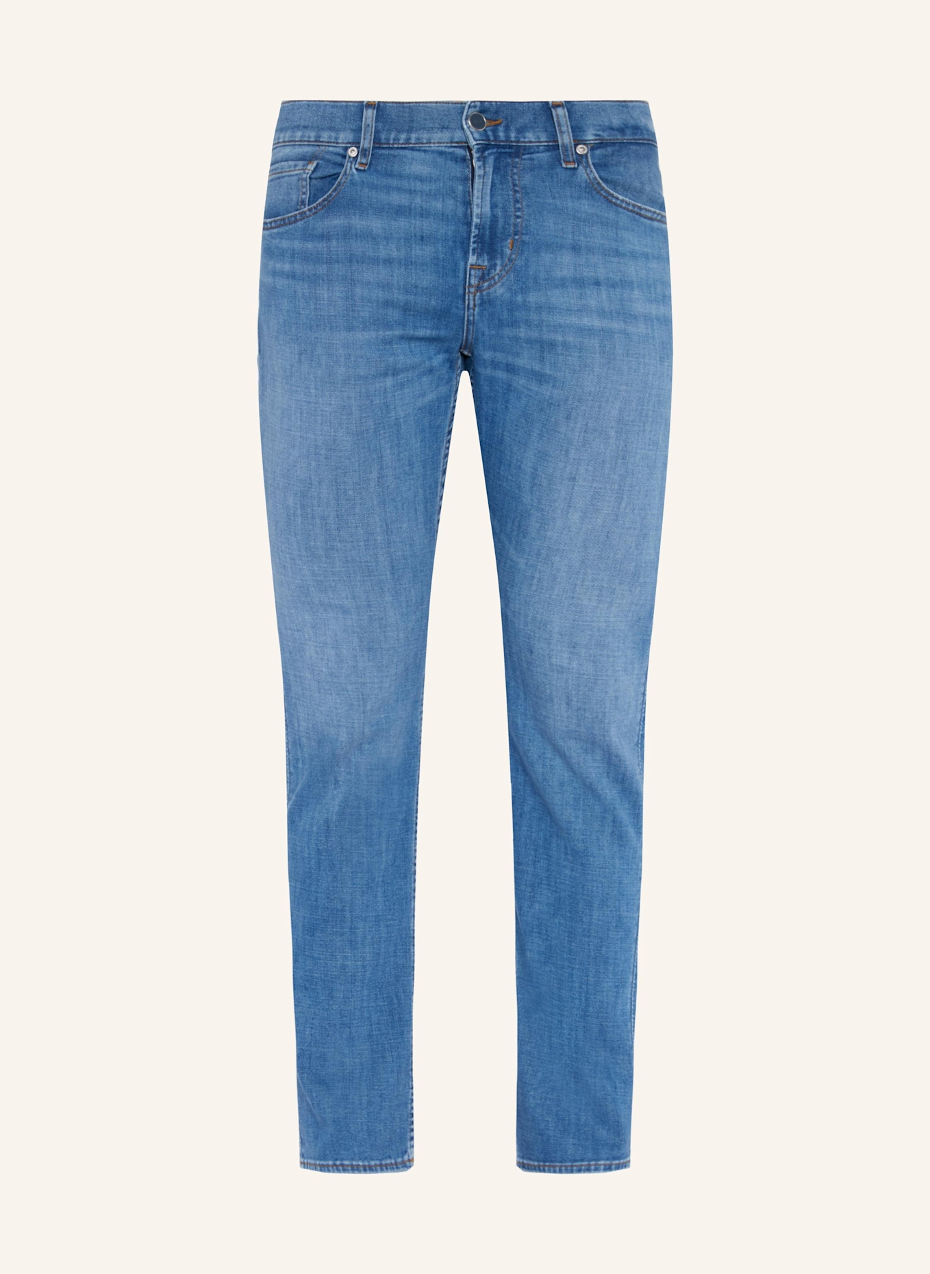 

Джинсы облегающие 7 For All Mankind, синий