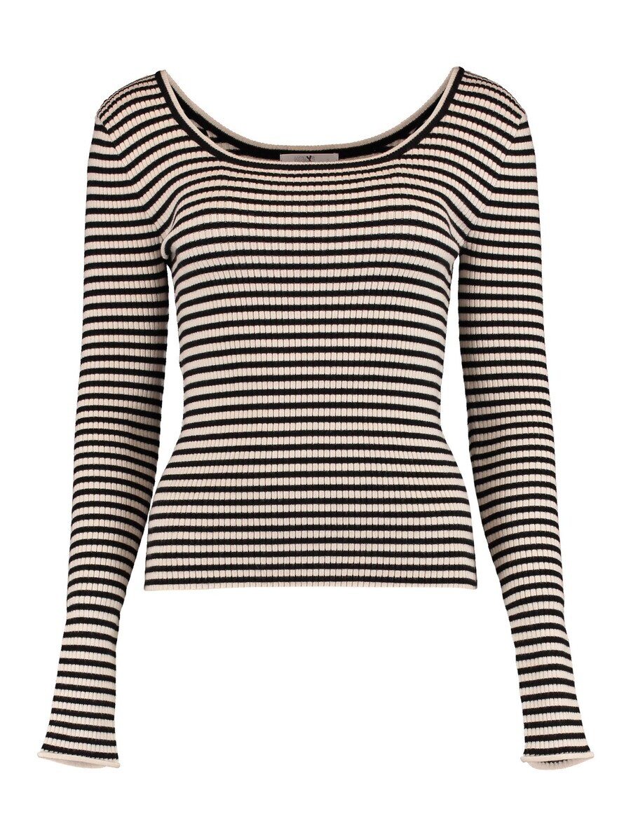 

Тонкий вязаный свитер Hailys Sweater Ru44na, кремовый