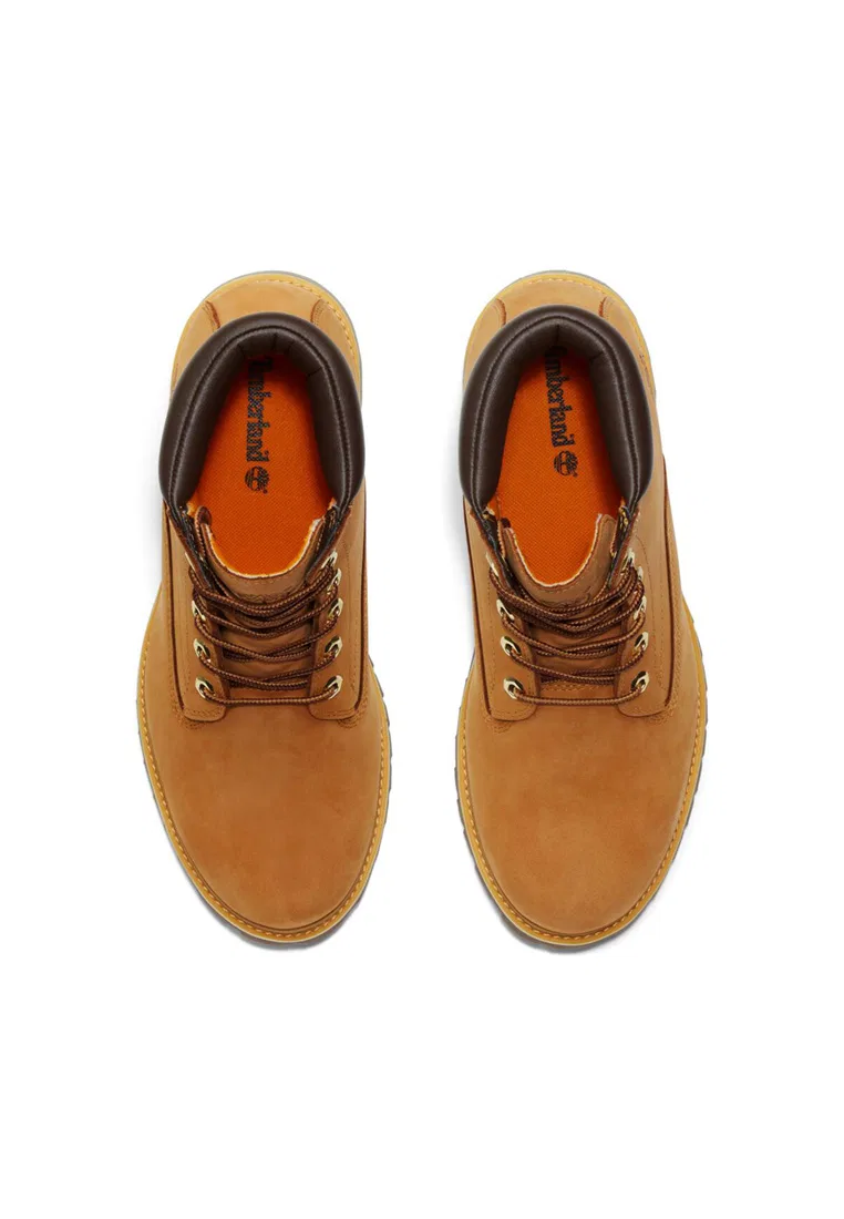 Мужские ботинки, 15 см, водонепроницаемые, шнуровка, Alburn Timberland, желтый — фото 2