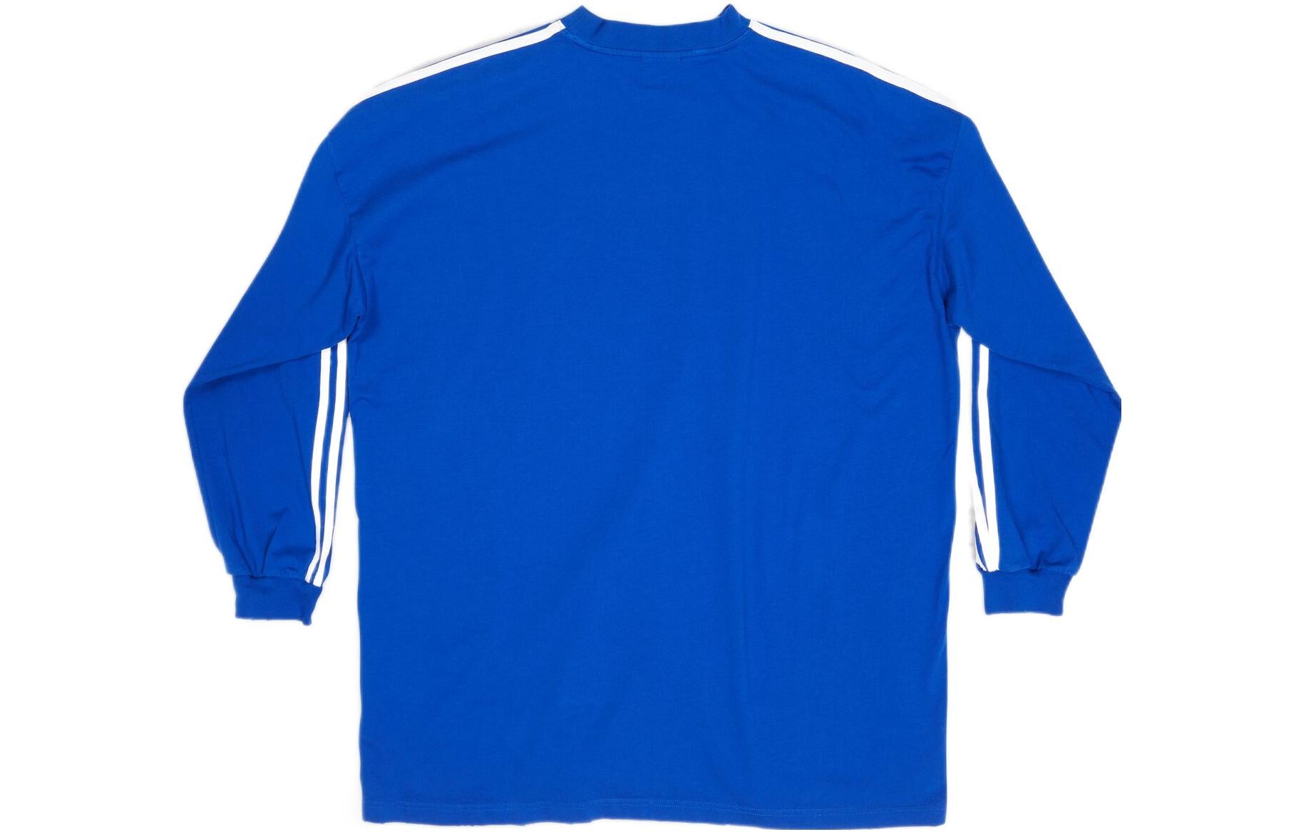 Футболка Balenciaga x adidas Long Sleeve T-shirt Oversized 'Blue' 728789TNVA65531, синий — фото 2