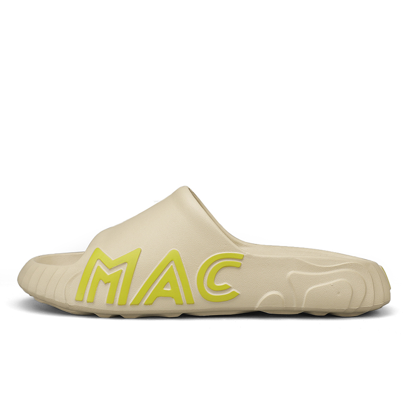 

Meiretu Сланцы мужские с композитной подошвой нескользящие износостойкие быстросохнущие бежевые, цвет Beige