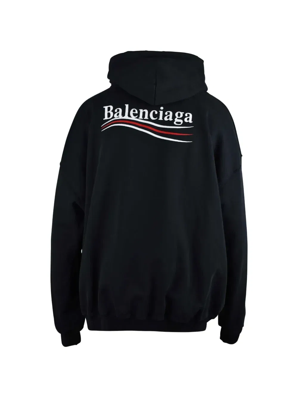 Худи с вышивкой BALENCIAGA, черный — фото 2