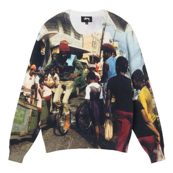 

Свитер peter tosh print sweater 'multicolor' Stussy, мультиколор