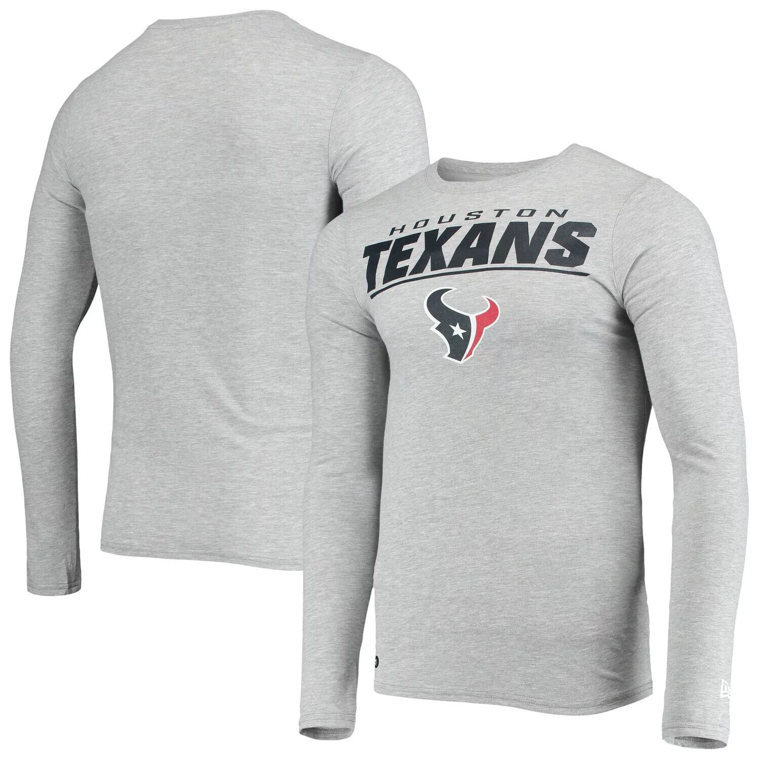 

Мужская серая футболка Houston Texans Joint Authentic с длинным рукавом с эффектом меланжевого цвета New Era, Серый, Мужская серая футболка Houston Texans Joint Authentic с длинным рукавом с эффектом меланжевого цвета New Era