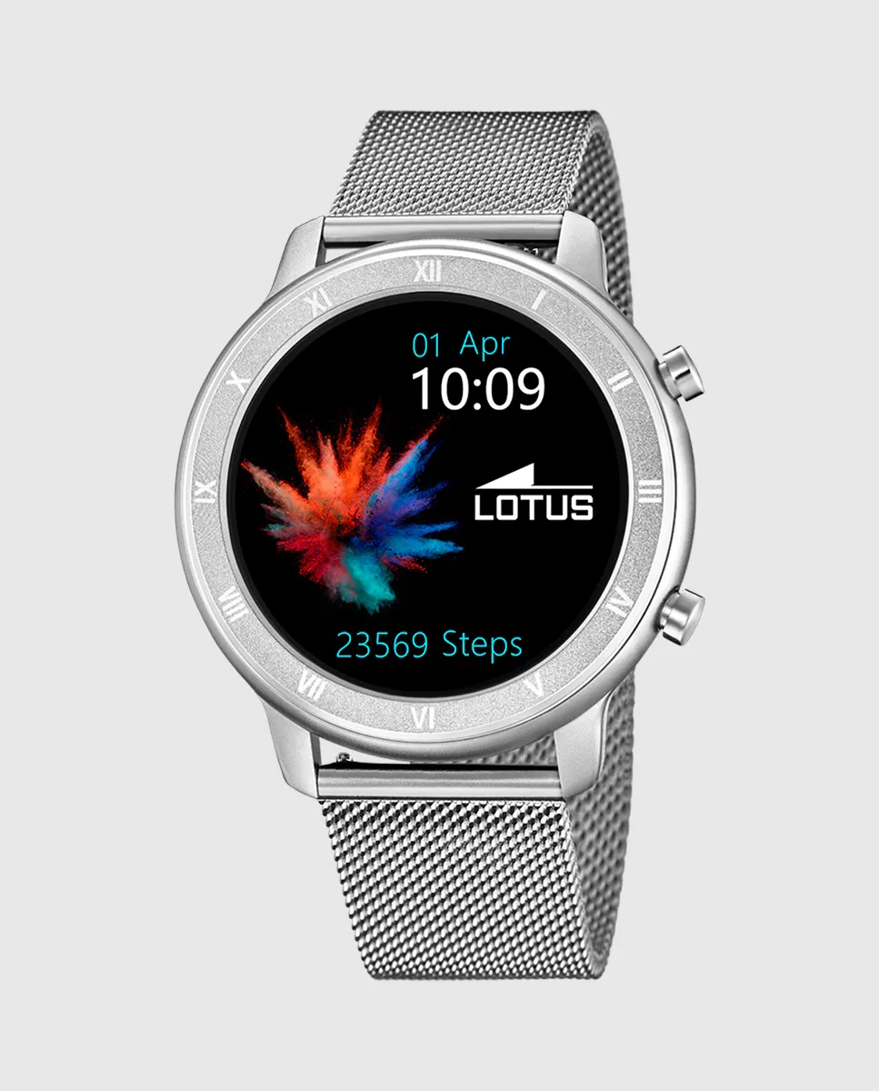 

Мужские часы 50037/1 Умные часы из серебристой стали LOTUS, серебряный