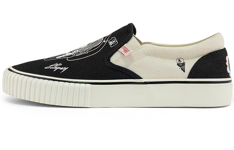 

Кеды Kappa Canvas Shoes Unisex Low-Top Black/Heron Feather White