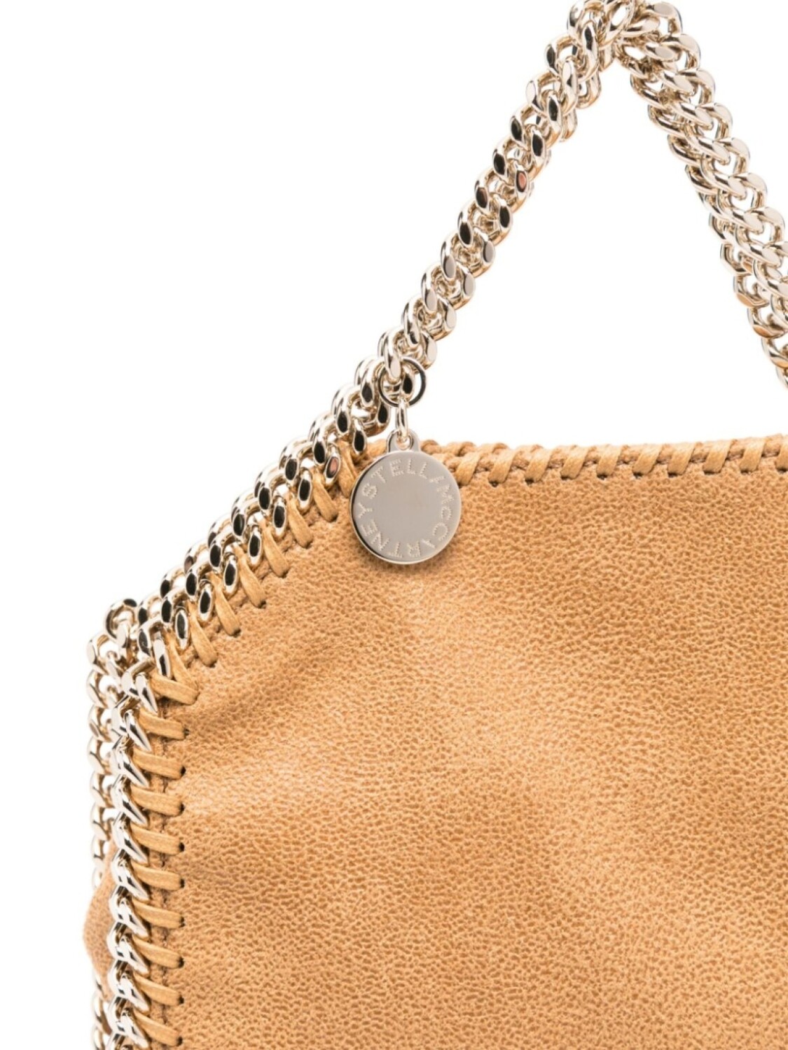 Миниатюрная сумка-тоут Stella McCartney Falabella, коричневый — фото 4