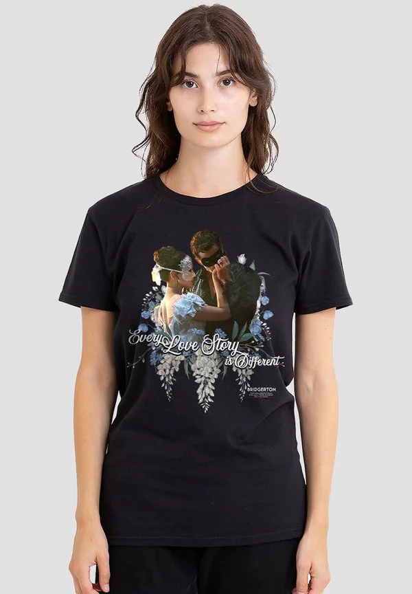 

Футболка с принтом «бриджертон бенедикт и софи» Netflix, Black, Черный, Футболка с принтом «бриджертон бенедикт и софи» Netflix, Black