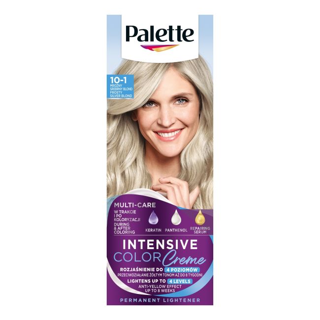 

Краска для волос icc Palette, цвет c10 apšerkšnijusi sidabro šviesa