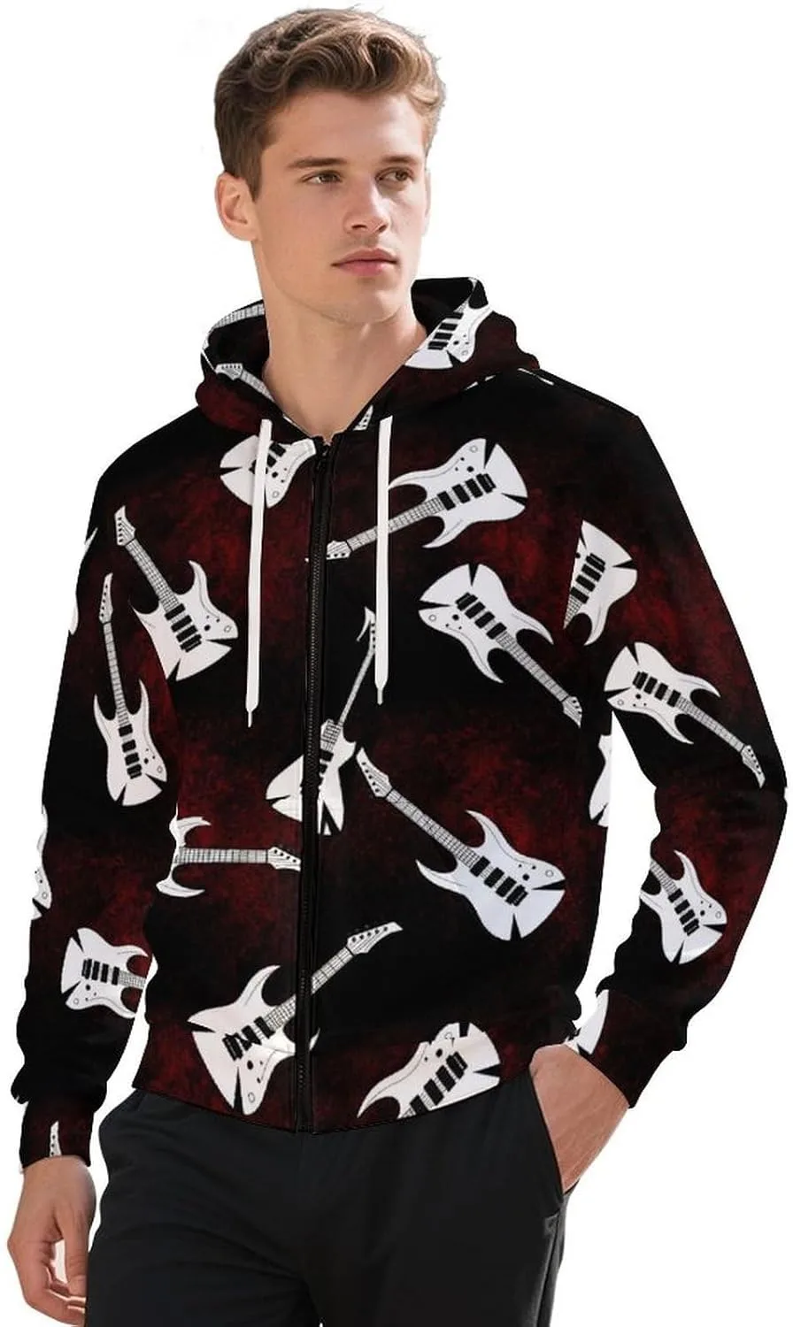 

Толстовка с капюшоном на молнии, мексиканский принт, с карманом GemGam