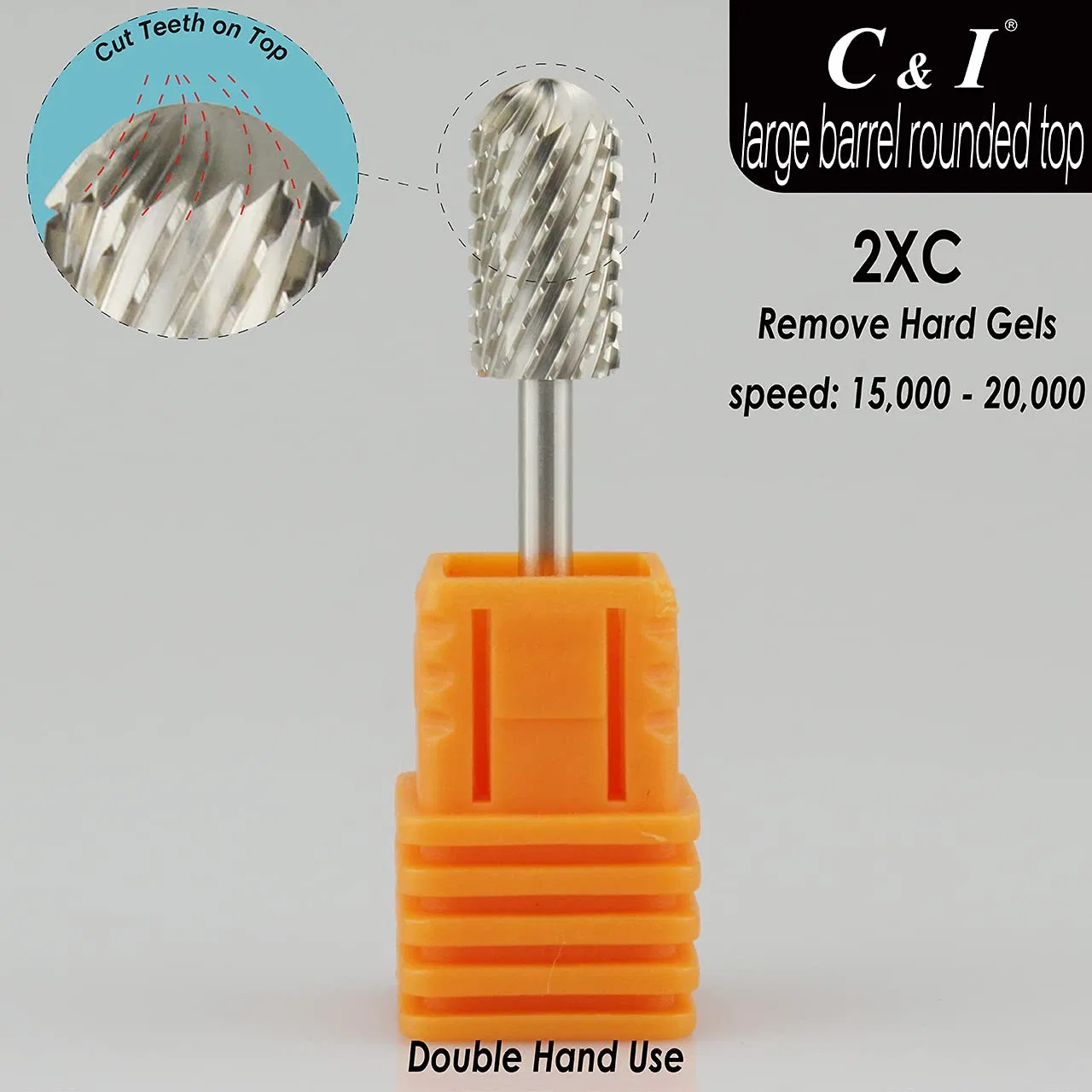 Фреза для снятия гель-лака «Rounded Head» от C & I ‎C & I — фото 2