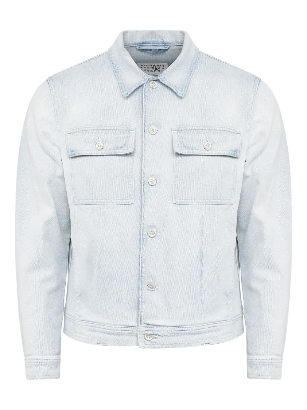 

Джинсовая куртка на пуговицах Mm6 Maison Margiela, синий