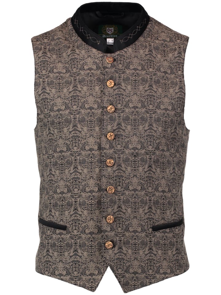 

OS-Trachten Традиционный жилет Skisvy средне-коричневого цвета