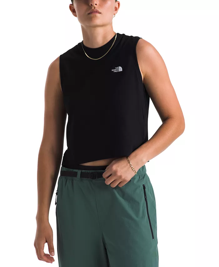 

Женский хлопковый топ Evolution The North Face, черный