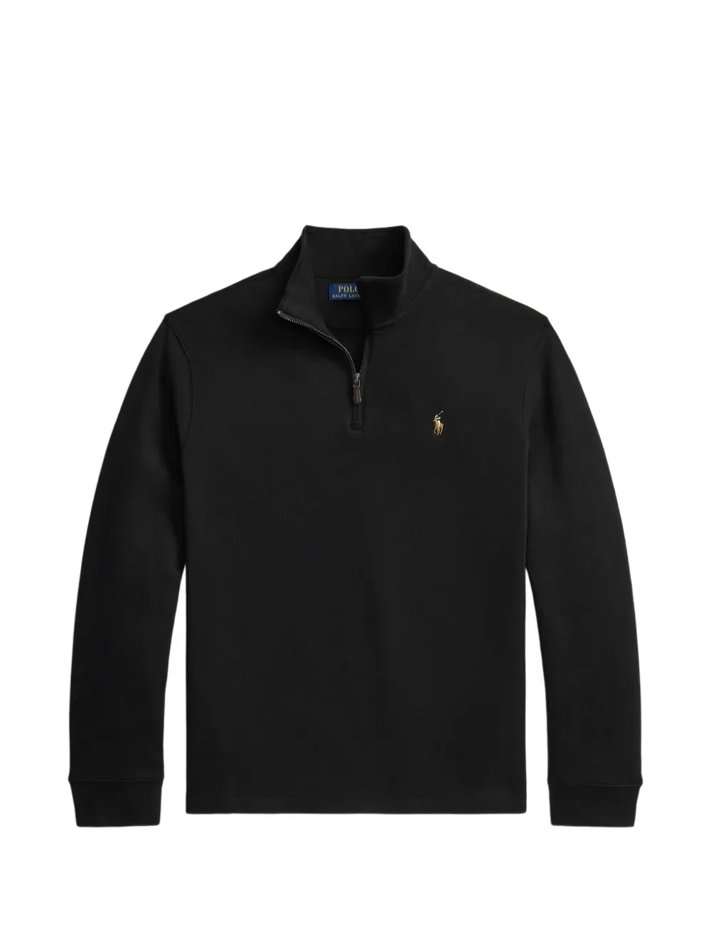 Пуловер с вышитым логотипом Polo Ralph Lauren, черный