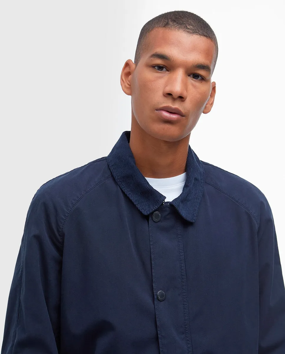 

Мужская повседневная куртка с воротником-завязкой Barbour, синий