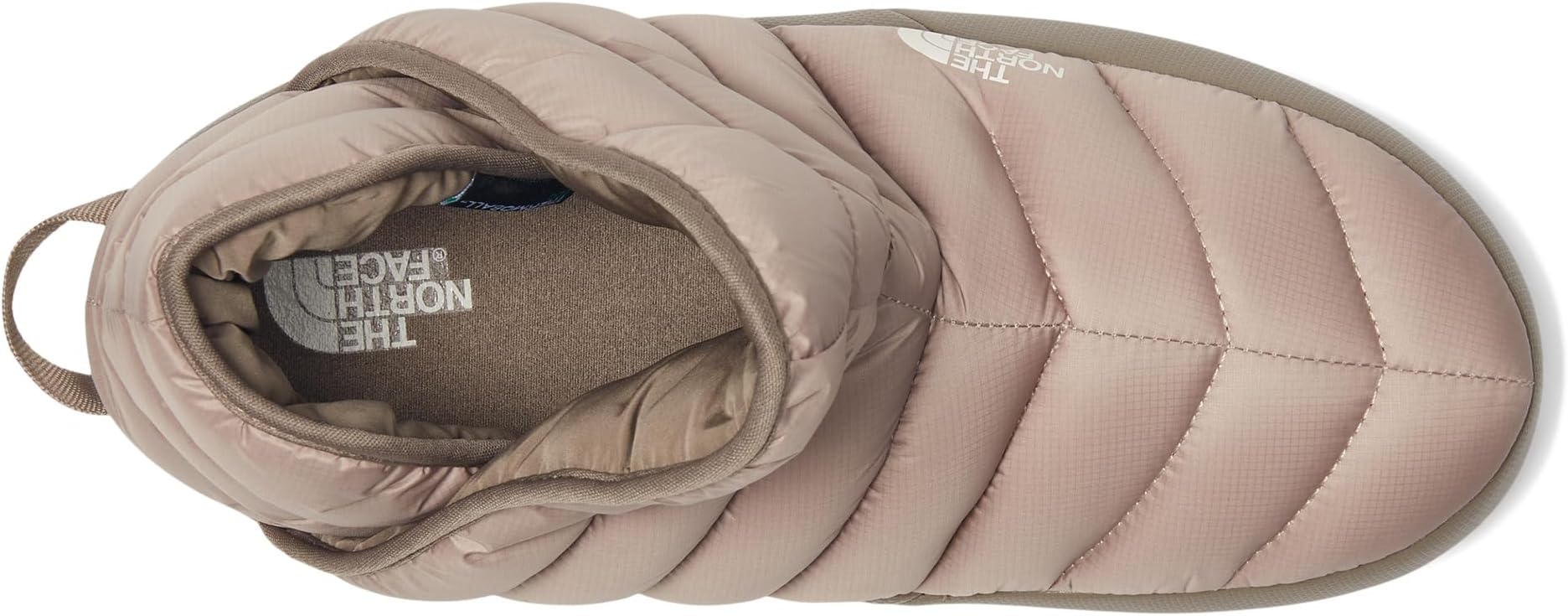 Тапочки The North Face Women's THERMOBALL Traction Bootie, Mushroom Grey/Mocha Brown — фото 2