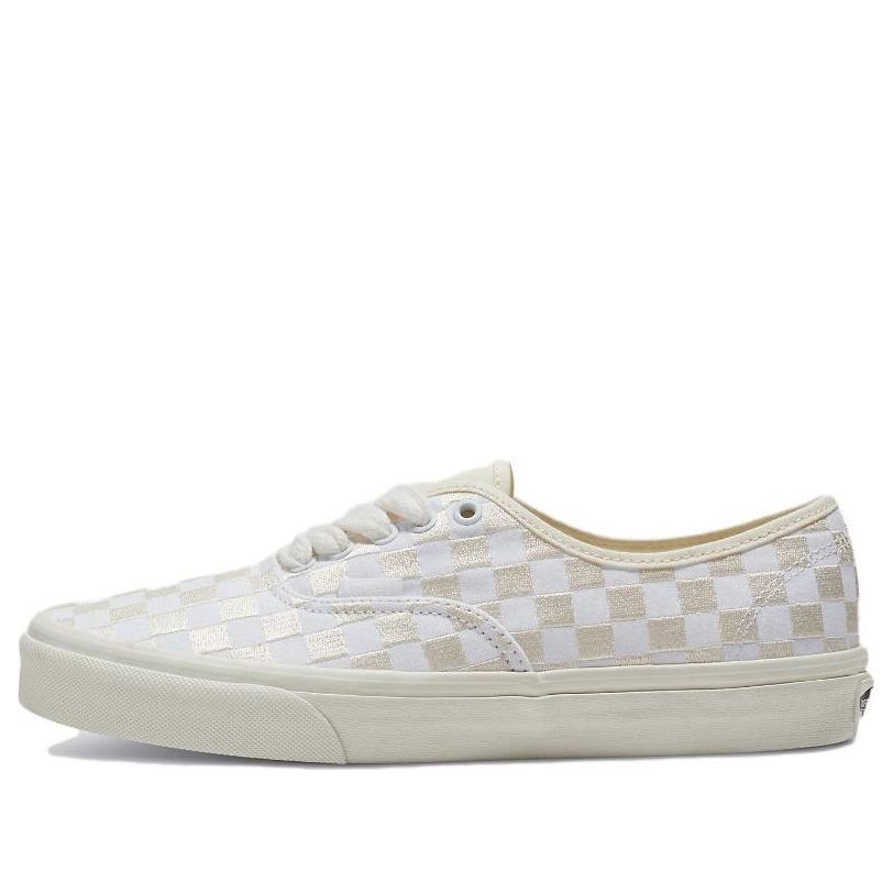 

Кроссовки Vans Authentic 'Embroidered Checkerboard White', белый