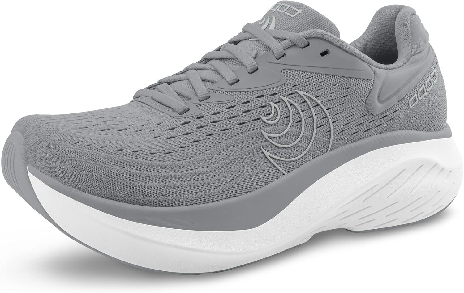 

Мужские кроссовки Topo Athletic Atmos 2 с облегченной конструкцией и комфортным 5-мм перепадом для бега по шоссе, спортивная обувь для бега по дороге, серый