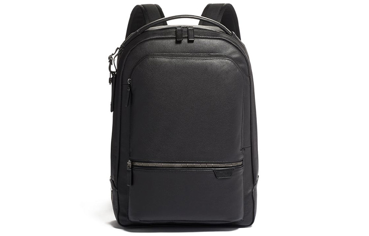 

TUMI Кожаный рюкзак мужской черный