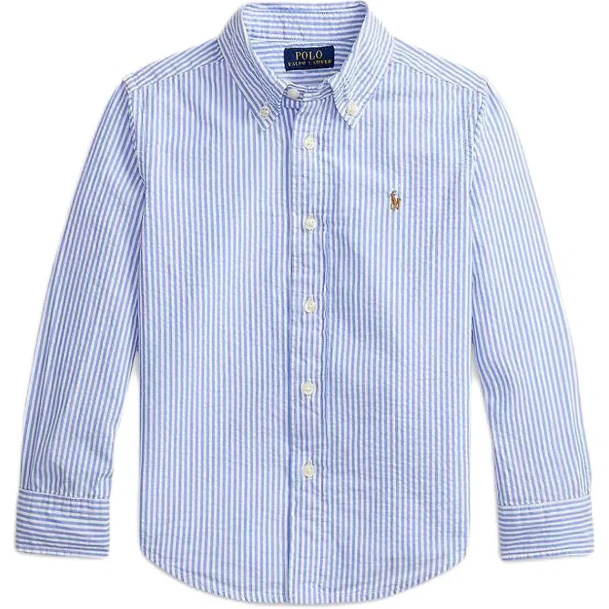 Повседневная рубашка для детей Polo Ralph Lauren синяя