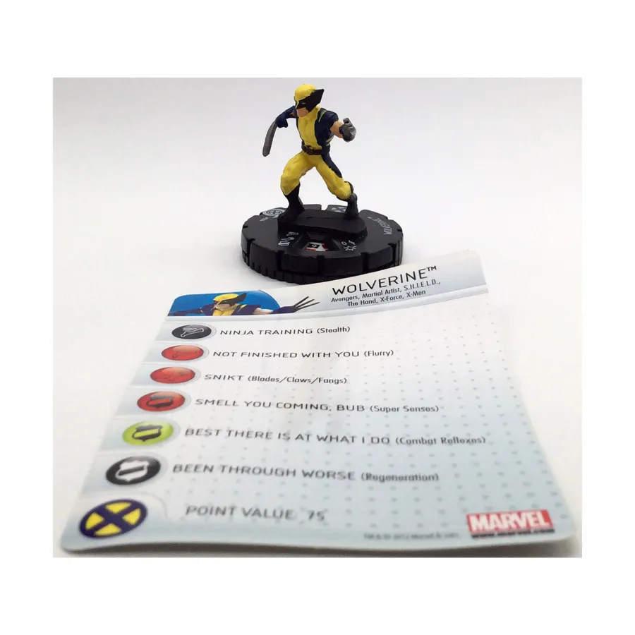 

Росомаха № 004 — Гигантские Люди Икс, Marvel HeroClix - Fast Forces - Singles