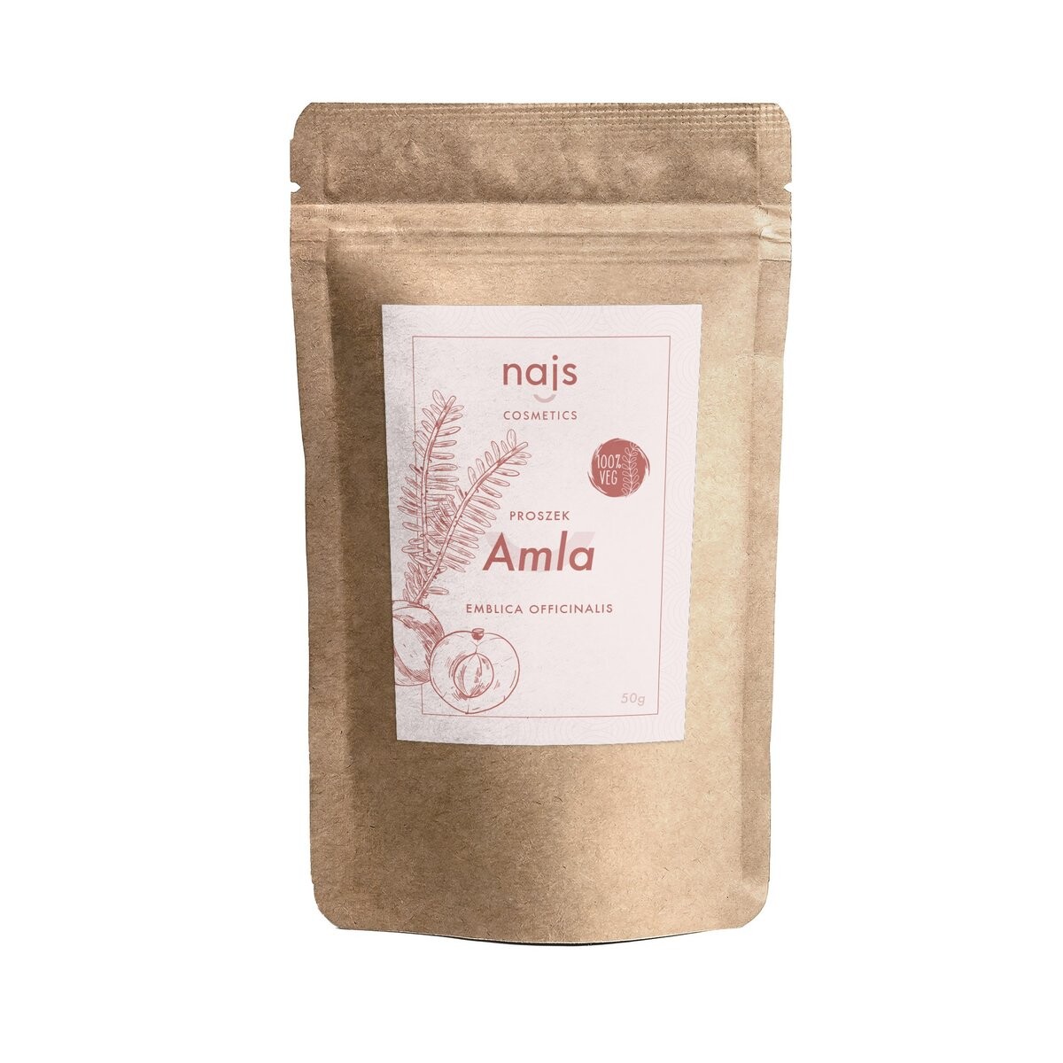

Najs, Порошок Amla Emblica Officinalis, 50 г