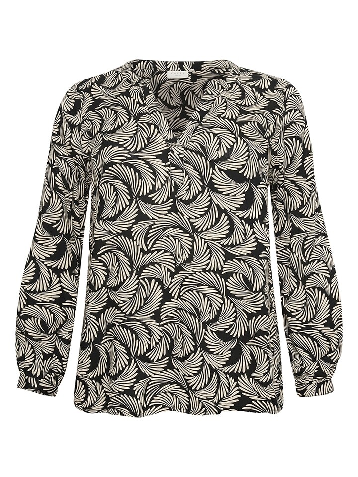 

Блуза Kaffe Bluse, цвет Schwarz/Beige