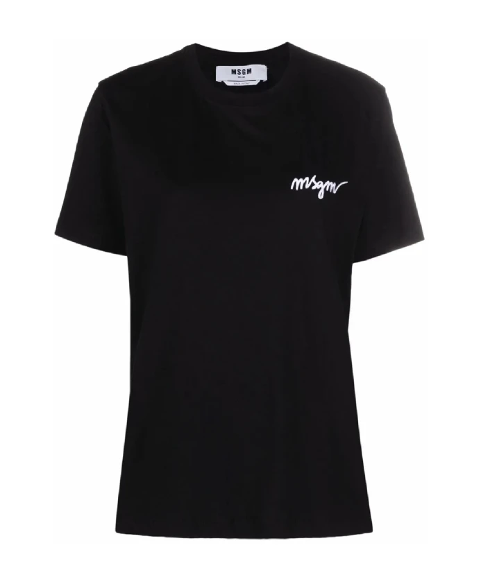 

Черная футболка для женщин Msgm, черный