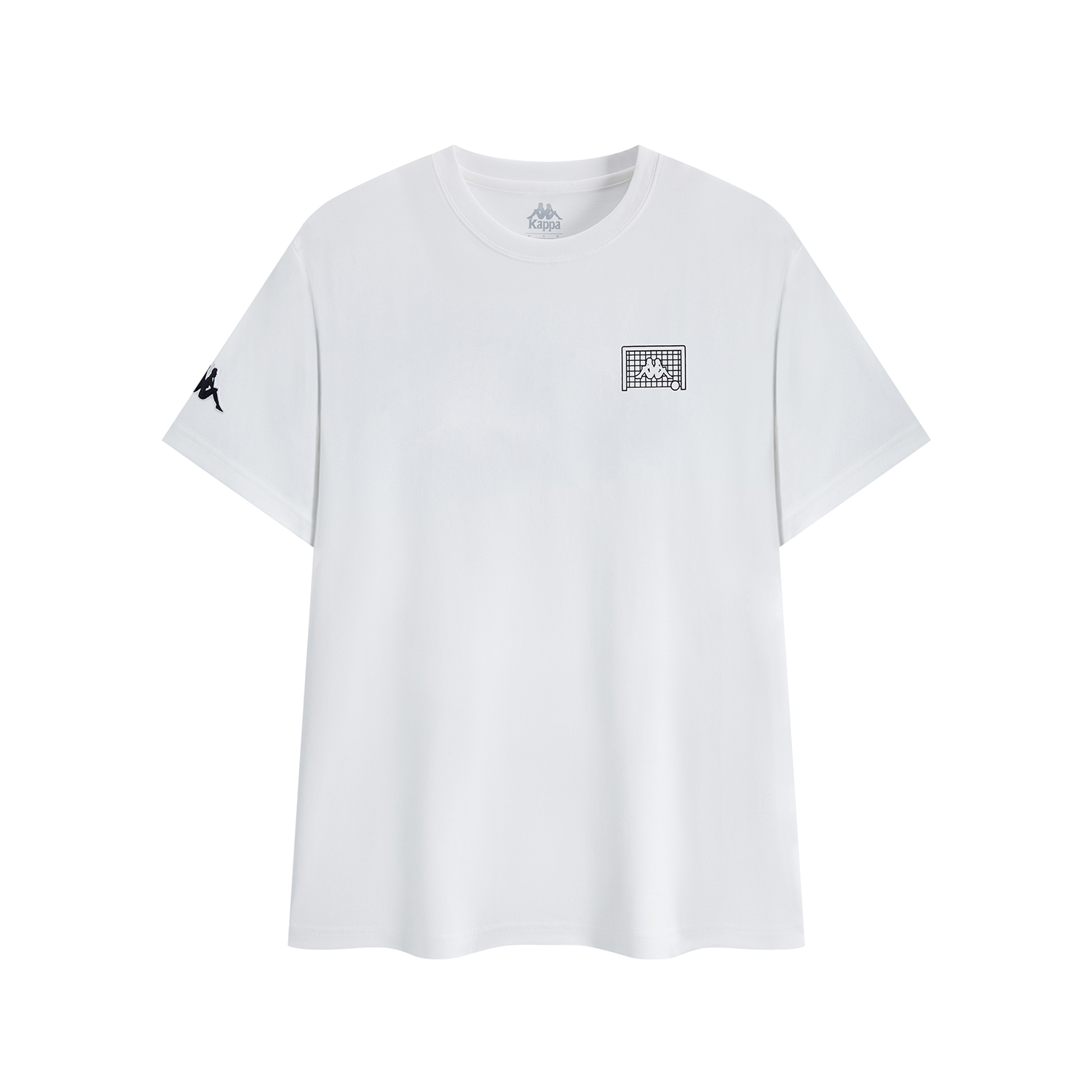 

Футболка мужская корейская белая Kappa, Korean White-012