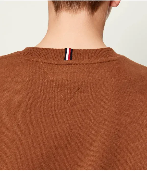 Толстовка regular fit Tommy Hilfiger, коричневый — фото 4