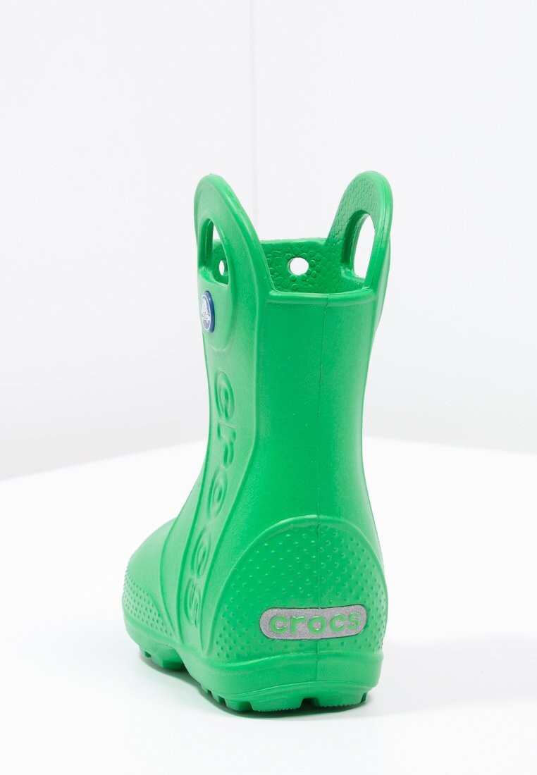 Резиновые сапоги Handle It Rain Boot Kids Crocs, цвет grass green — фото 4