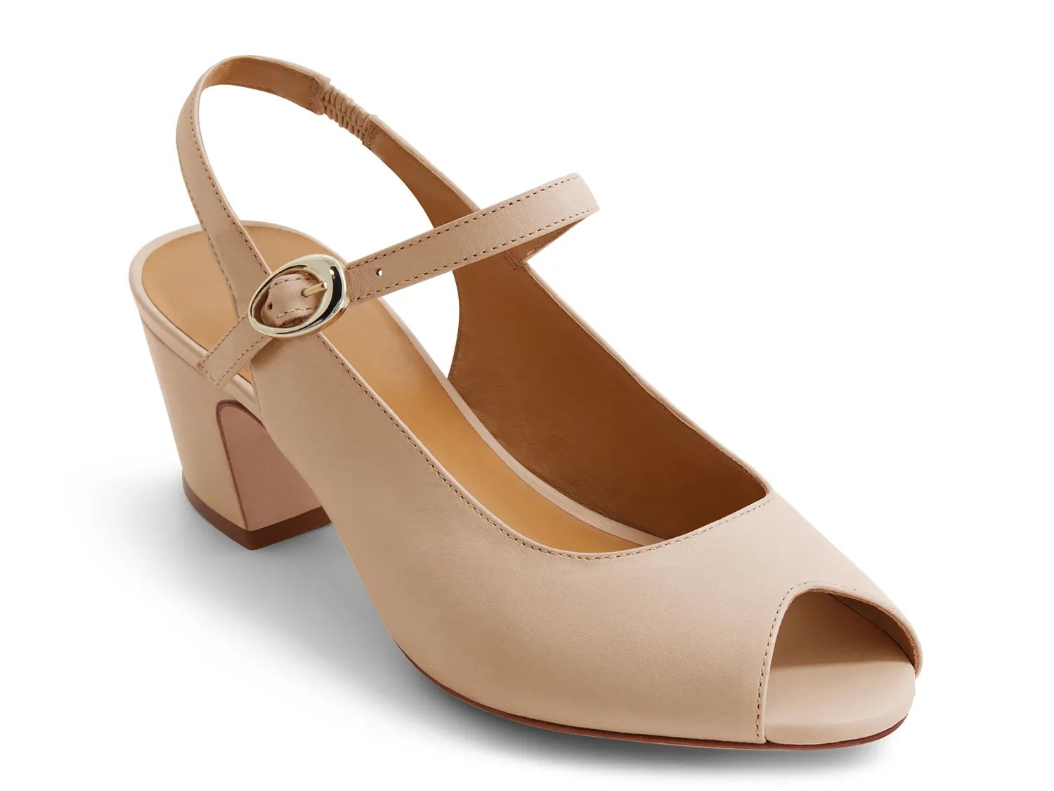 Туфли Bernardo Bailen Pump, Blush Leather