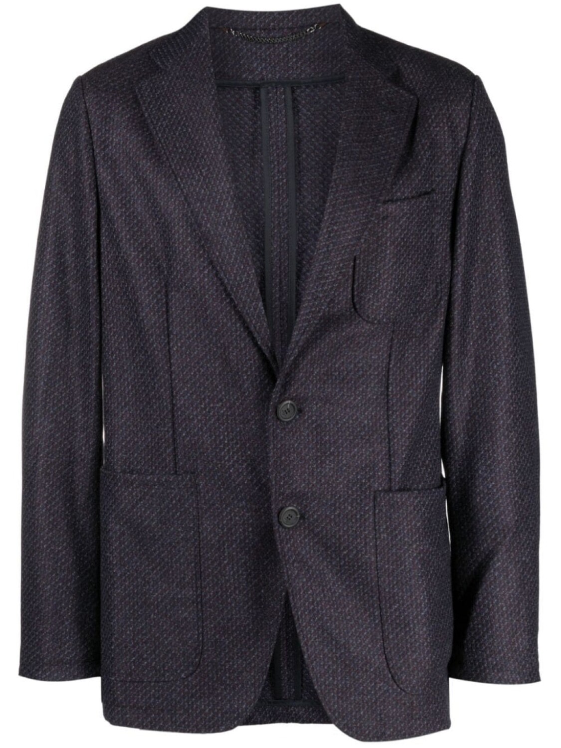 

Canali однобортный пиджак, фиолетовый