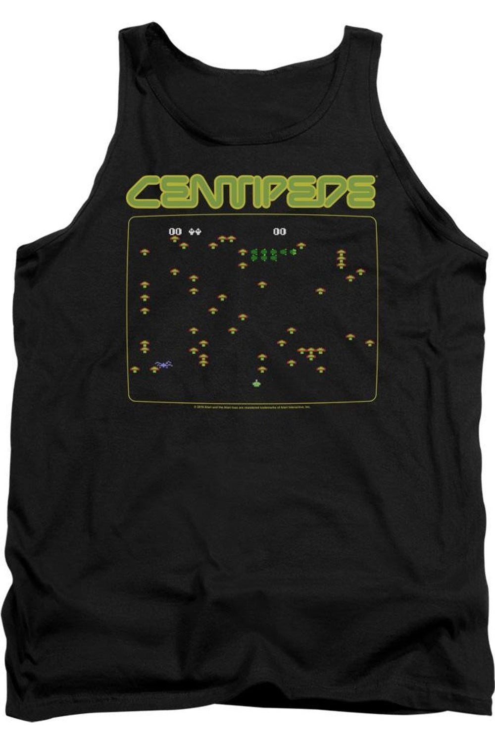 

Atari Centipede Экран мужская майка Gildan, черный