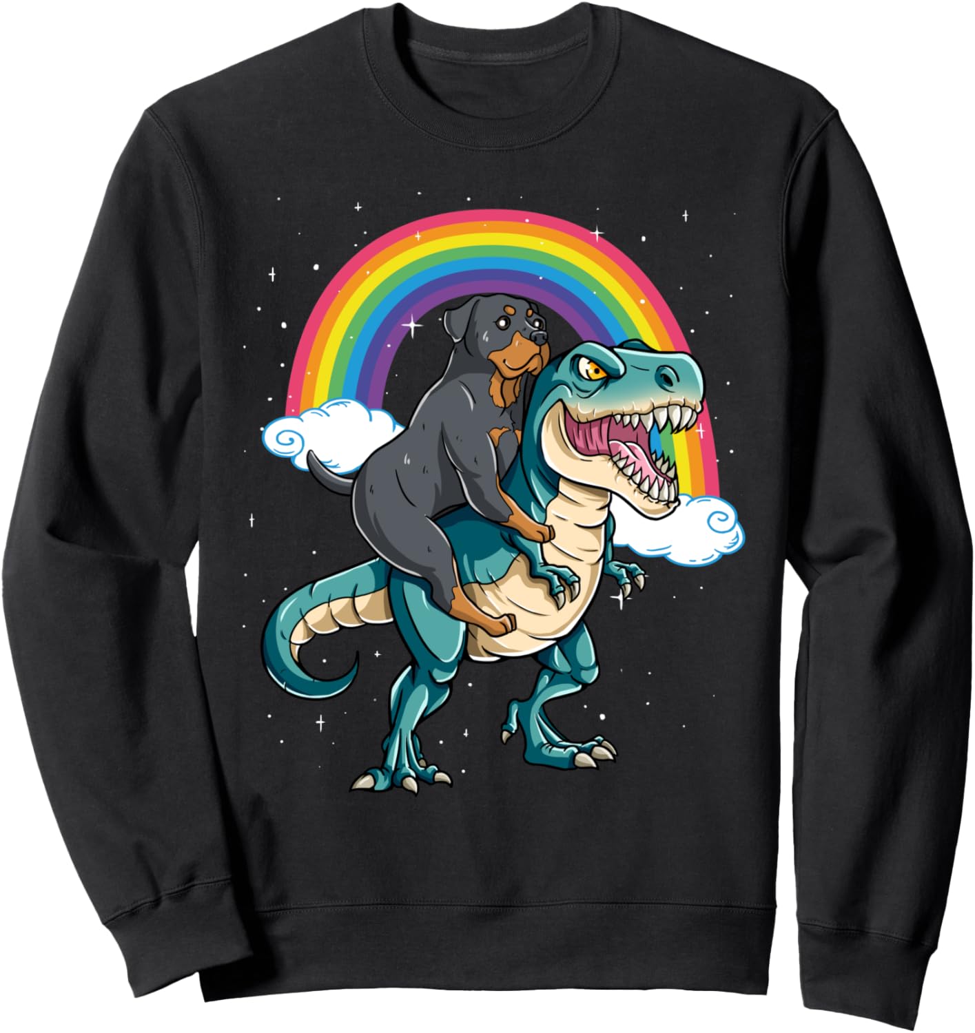 

Толстовка с изображением динозавра Тираннозавра Рекса и радужных облаков, черная, размер S Check Out My Rottweiler Shirts, Черный, Толстовка с изображением динозавра Тираннозавра Рекса и радужных облаков, черная, размер S Check Out My Rottweiler Shirts