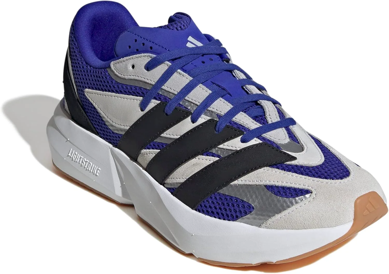 Мужские кроссовки Adidas Lightblaze, синий/черный/белый — фото 2