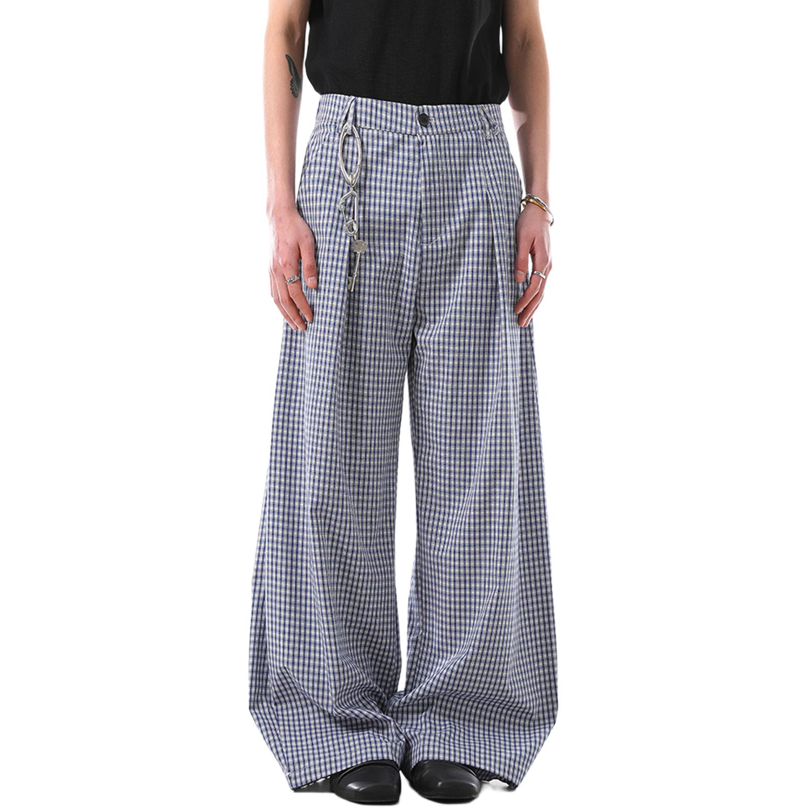 

NEVER RULE Повседневные брюки Unisex Blue Moderate Wide Leg