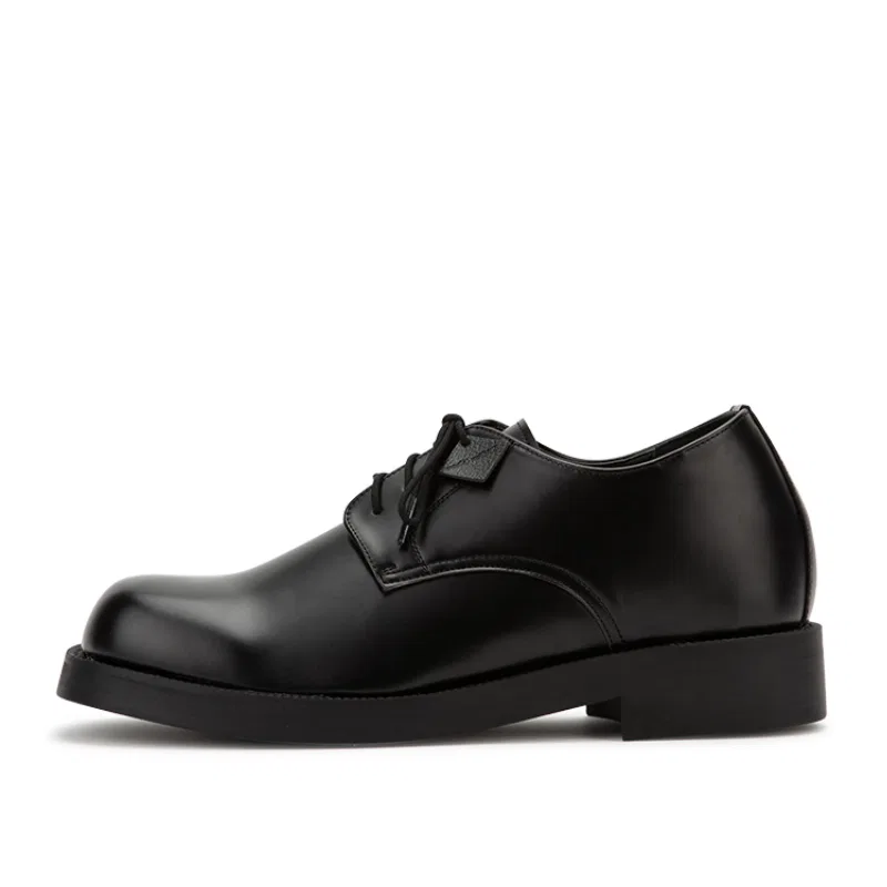 Мужские дерби DIFFERSHOE 701 глянцевые чёрные