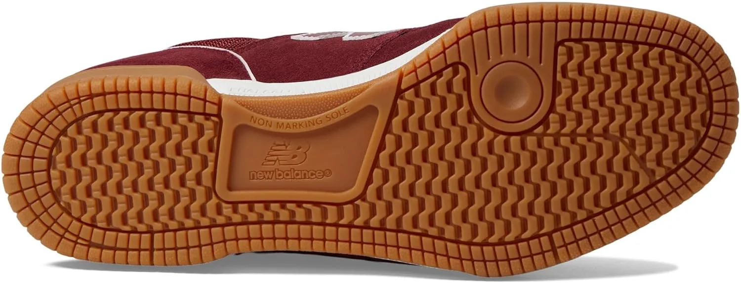 Мужские скейтбордические кроссовки New Balance 600-Knox, бордовый — фото 3