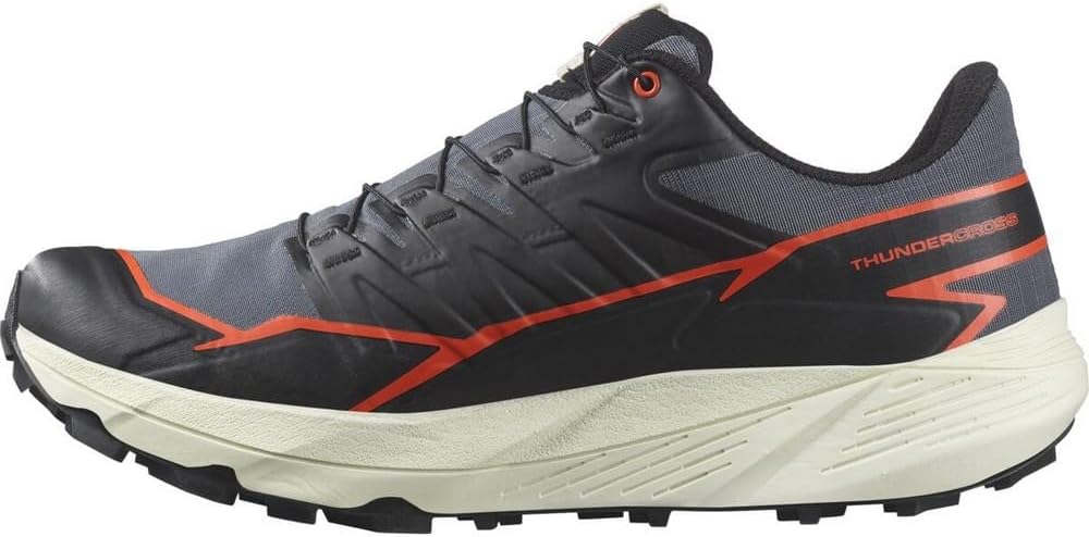 Мужские кроссовки Thundercross Gore-tex от Salomon, Turbulence/Black/Cherry Tomato — фото 4