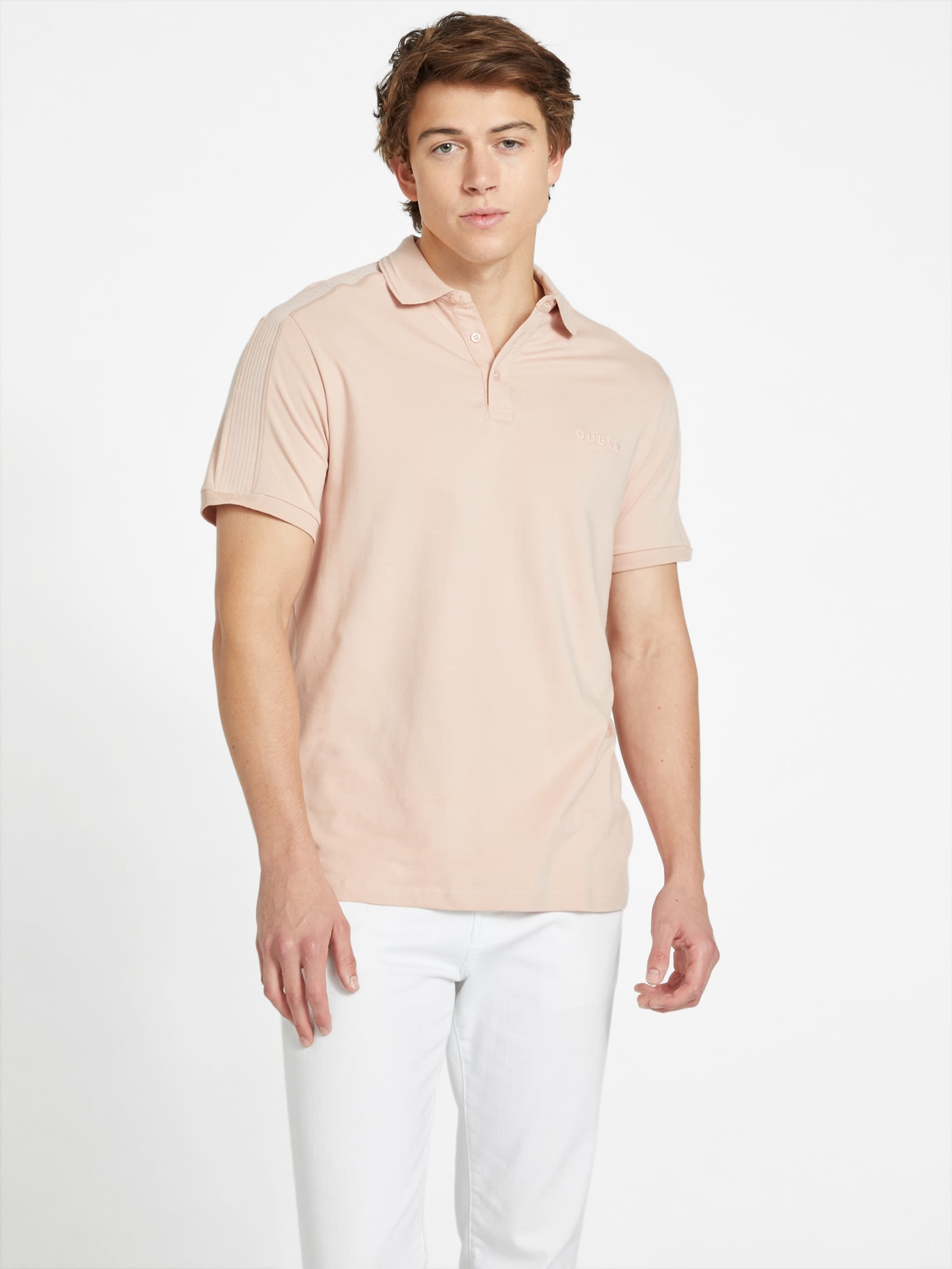 

Эко Кона Поло Guess Factory, цвет vapor rose