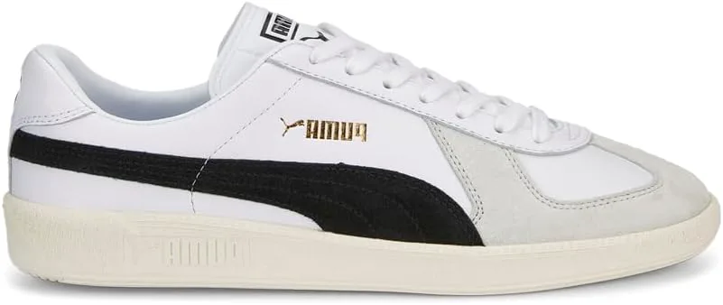 Мужские кроссовки PUMA Army Trainer на шнуровке повседневные - белые, белый