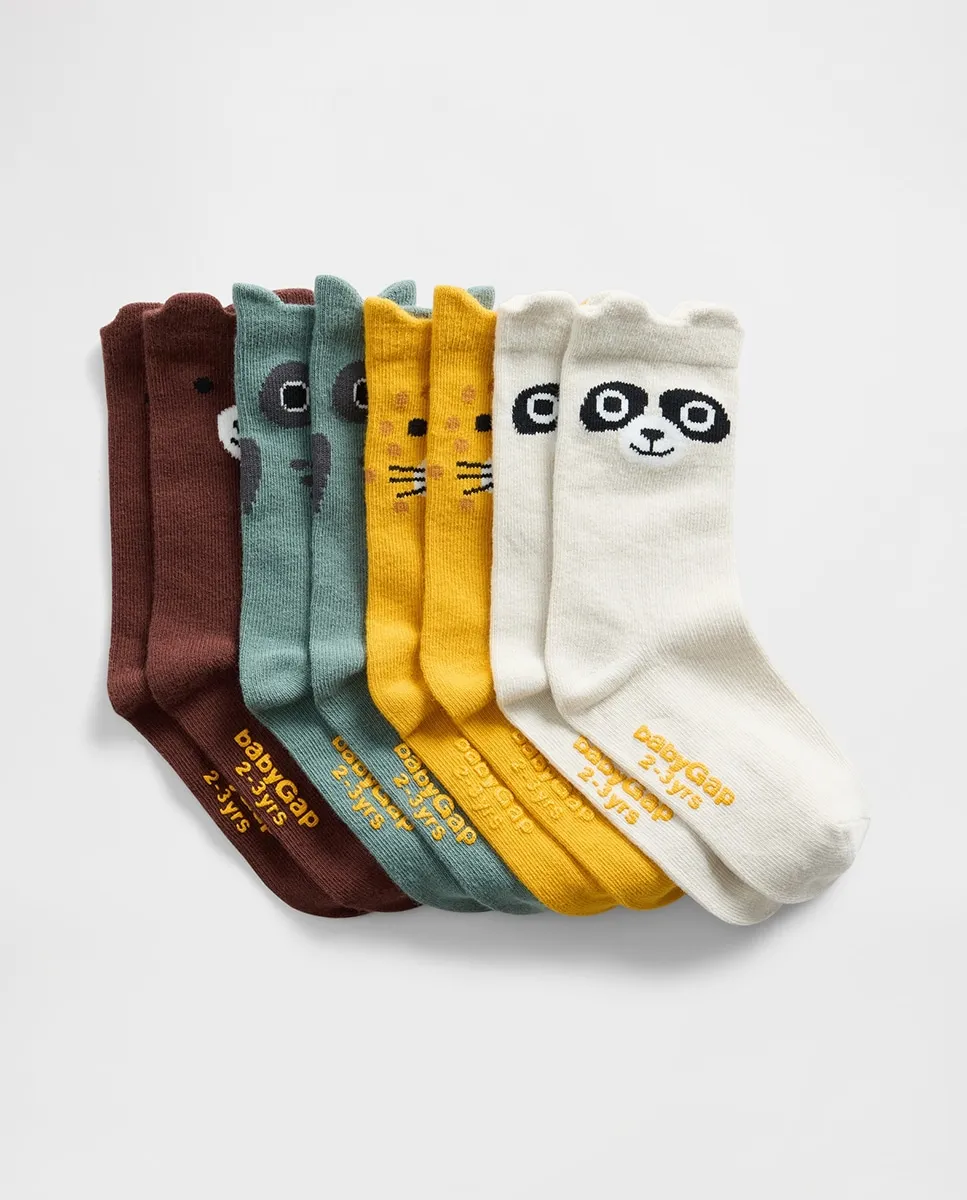 

Набор детских носочков с узором Gap, мультиколор