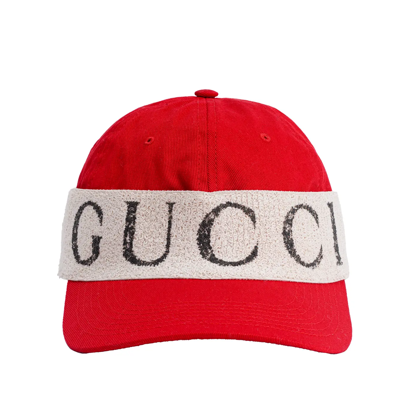 

Кепка Gucci Logo, красный / кремовый