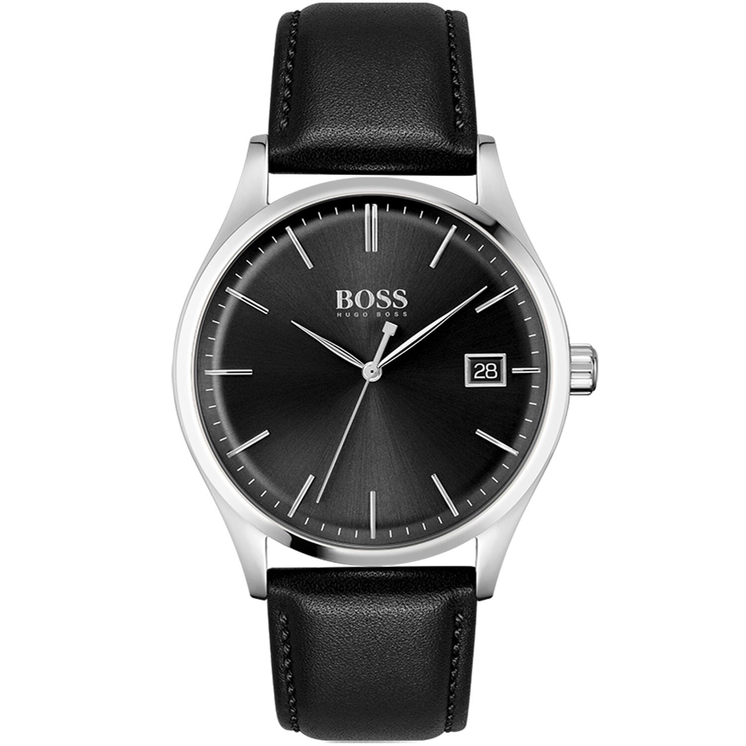 

Серебряные мужские часы Hugo Boss