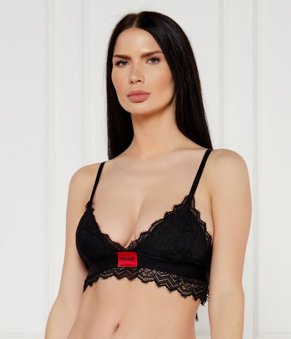 

Кружевной бюстгальтер Hugo Bodywear, черный