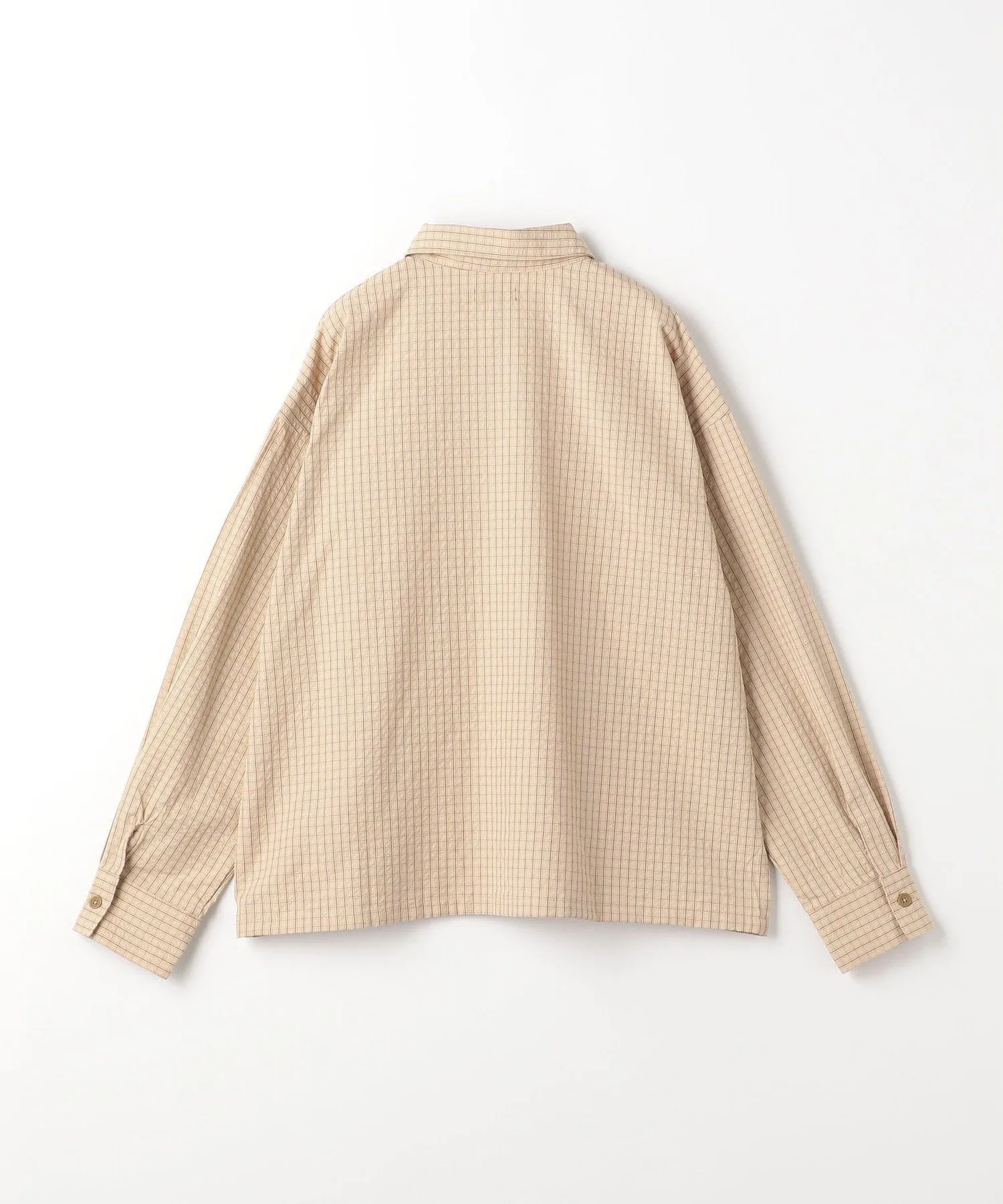 Рубашка с клетчатым узором / Детская 140-160 см United Arrows Green Label Relaxing, BEIKI — фото 2