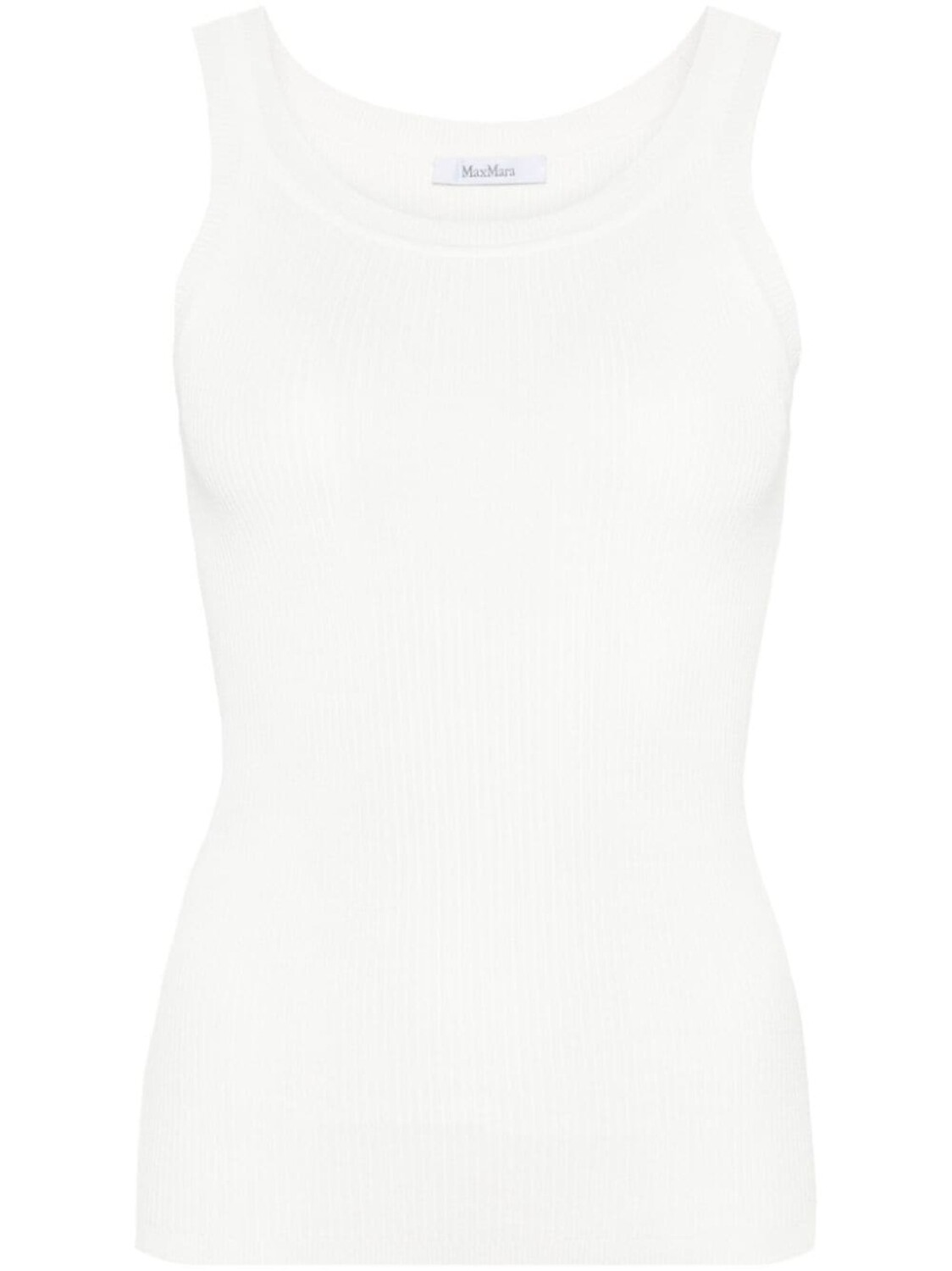 

Топ в рубчик Max Mara, белый