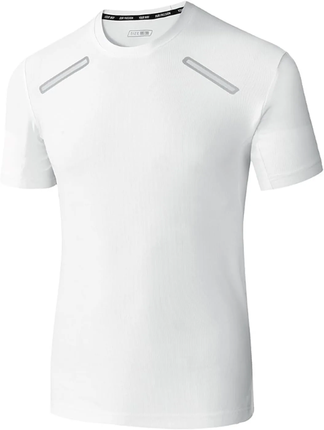 

Футболка с коротким рукавом для мужчин, лето-осень, crewneck, спортивная, для бега, quick dry